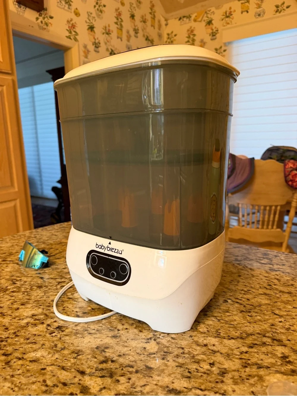 Baby Brezza Gray Electric Bottle Sterilizer & Dryer